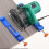 Adjustable Cutting Machine Base Guide,Electric Circular Saw Milling Positioning Clamp, Precision Wood Guide 1Set 6