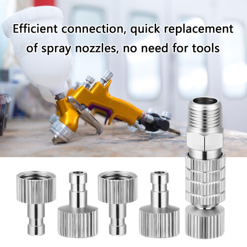 Airbrush Snelkoppeling Koppeling Releases Fitting Adapter Kit 1