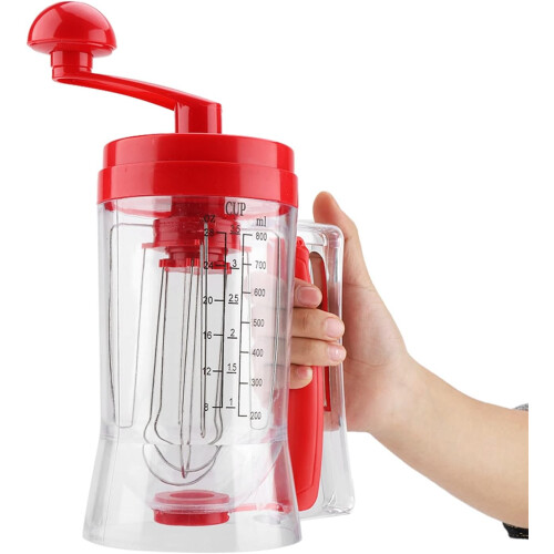800ml Pancake Batter Dispenser with Handle for Precise Mess Cupcake Cake and Waffle Mixing 2