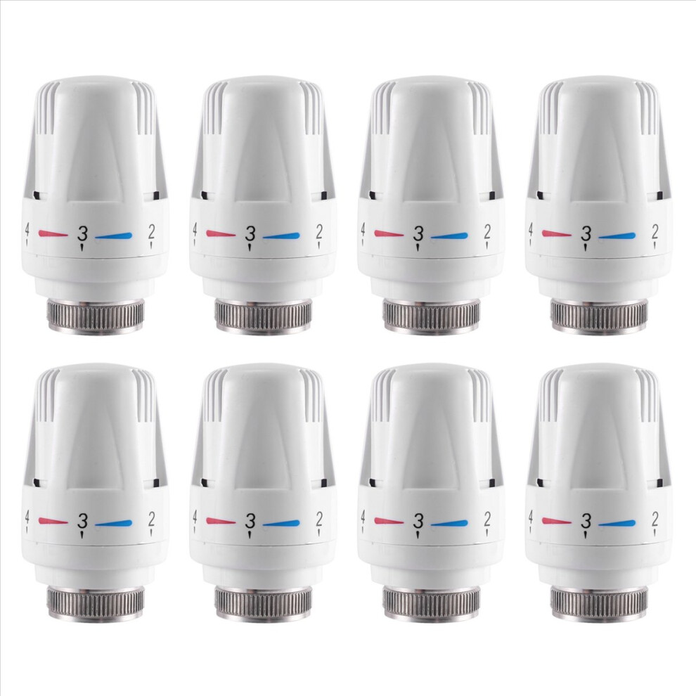 8Pcs Thermostatic Radiator Valve Thermostat Replacement Head 4852070707220