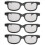 4Pcs Polarized Passive 3D Glasses for Cinema IMIX Screen 3