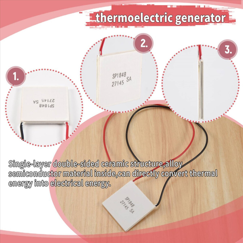 Thermoelectric Peltier Module, High Temperature Power Generator TEG ...