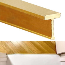 Solid Brass Carpet to Tile Transition Strip Durable Floor Edge Trim for Seamless Custom Fit (W8xH5mm)
