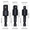6Pcs Right Angle Drill Attachment Set with 105 Adapter and Impact Grade Socket 7