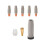 8pcsEasy Install Conductive Nozzles Conductive Rod set-0.8mm 3