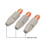 8pcsEasy Install Conductive Nozzles Conductive Rod set-0.8mm 5