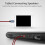 2x USB C σε 2 RCA καλώδιο ήχου τύπου αρσενικό για Xiaomi Huawei Tablet Speaker Amplifier TV, 1M 7