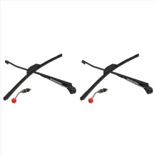 2er-Set manuelle UTV-Scheibenwischer 350 x 400 mm (15,7 Zoll) für Polaris Ranger RZR 800 900 Can-Am Kawasaki Honda