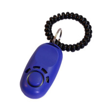 Clickers pour chiens pour l'entraînement avec corde de-Bleu