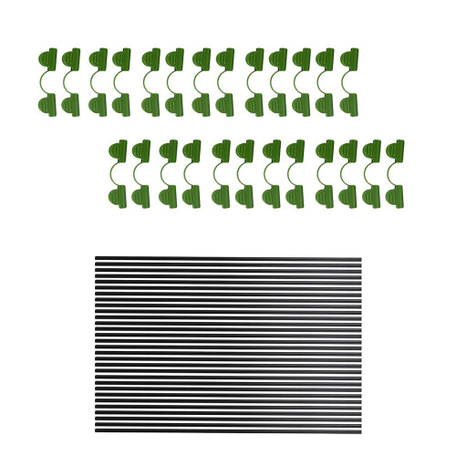 Cerceaux de jardin cerceaux de couverture de rangée-30 pièces