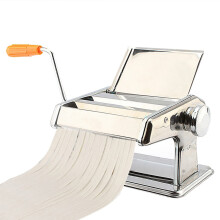 Pasta Maker Stainless Steel with Adjustable Noodle Width Dual Cutting Blades for Lasagne Spaghetti