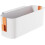 Bedside Storage Organizer with Large Capacity, Secure Hooks for Bed Frame, SpaceSaving White Caddy 5