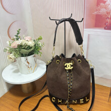 (Coffee color) Bucket bag crossbody bag shoulder bag
