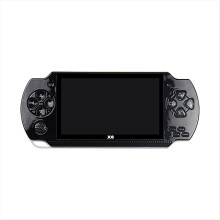 X6 Handheld Game Console 4.3 Inch Screen Mp4 Player Mp5 8gb Support for Psp Camera Video E-Book Black