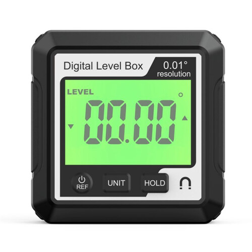 Digital Electronic Level Angle Fnder 90Magnetic Inclinometer Protractor Precision Box Black 2