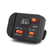 Fishing Line Counter with Illuminated Digital Display, Precise Depth Control, Clip On for Rods 99m