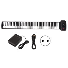 Oplaadbare oprolbare piano voor alle leeftijden, draagbaar elektronisch keyboard met 88 toetsen en 128 klanken, goede kwaliteit, duurzaam