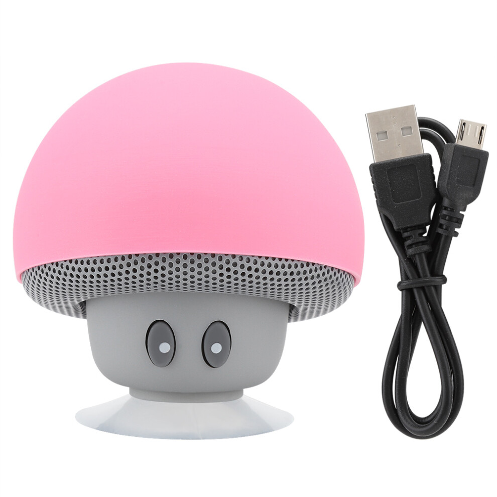 Portable Wireless Bluetooth Speaker With Suction Cup And Mobile Phone Holder,Mini Small Metal Speakers Featuring Enhanced Bass High Definition Sound 9420858985372