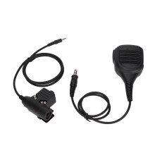 Microfono radio antipolvere e impermeabile con pulsante PTT (Push-to-Talk) e suono cristallino, compatibile con Motorola GP328Plus