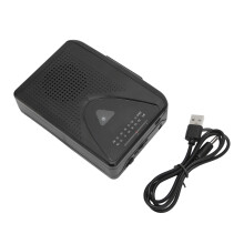 Magnétophone compact à cassettes, radio AM/FM avec réception améliorée, appareil stéréo vintage, haut-parleur intégré pour un son stéréo