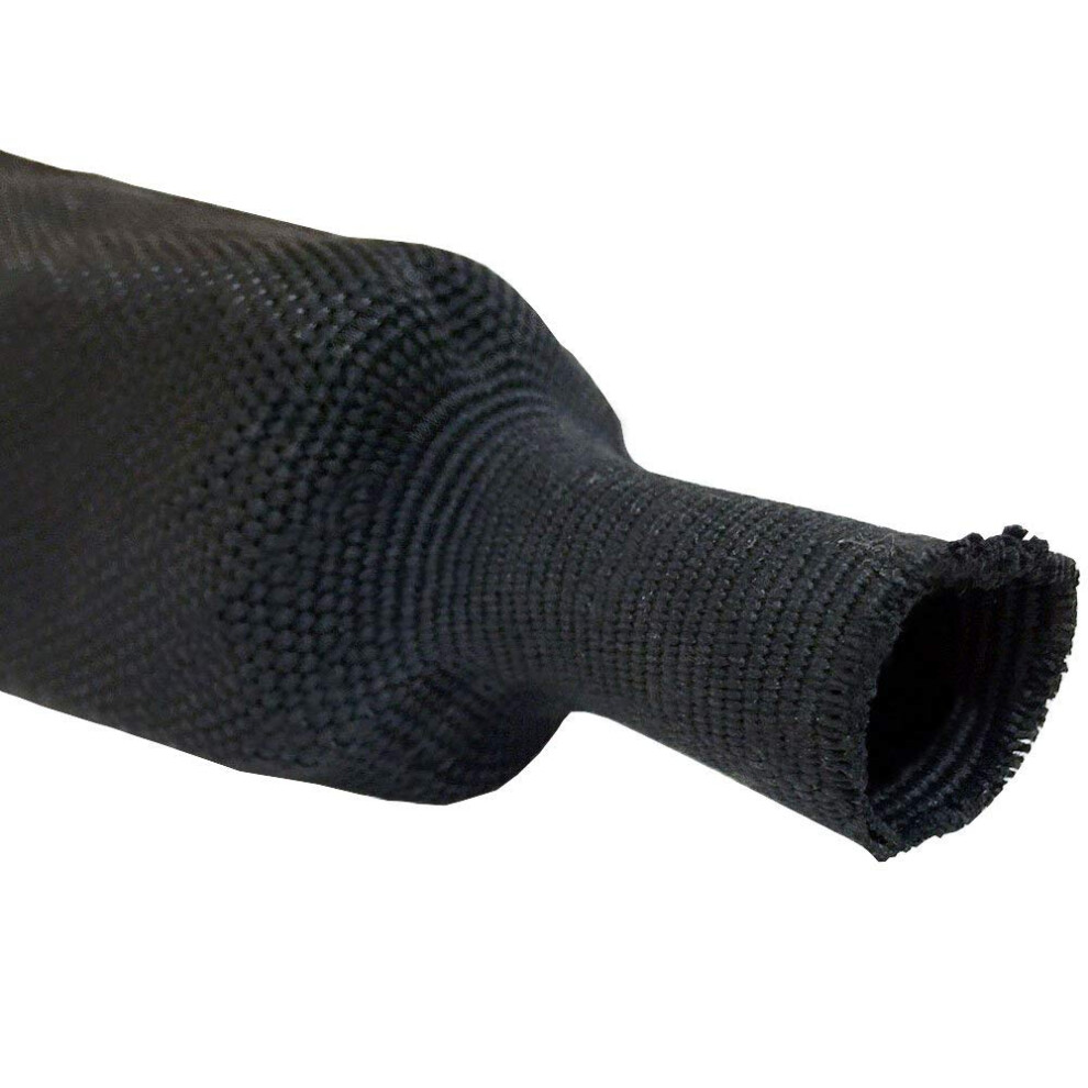 1.25 Inch Heat Shrink Tubing Black 10 Ft Polyolefin 2:1 Ratio For Secure Cable Protection 9001264070632