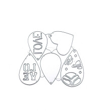 Metall-Stanzformen, Herz-Hochzeits-Stanzformen,-JH010104