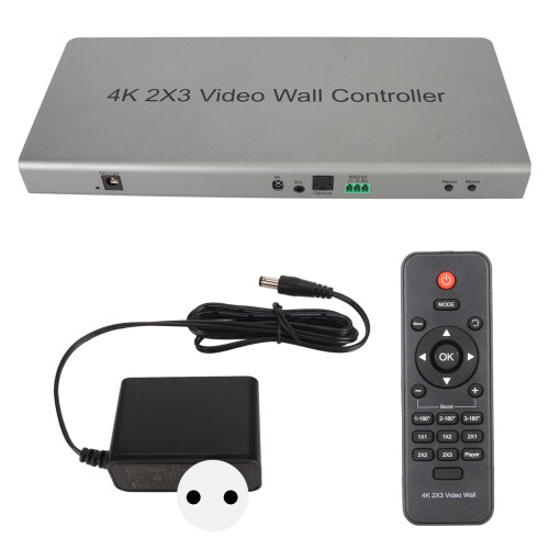 Επεξεργαστής βίντεο HDMI Plug and Play, 4 κανάλια, Λειτουργίες οθόνης Ultra HD, Περιστροφή