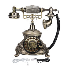 Telefon rotativ vintage, design clasic și stabilitate puternică pentru o comunicare fiabilă