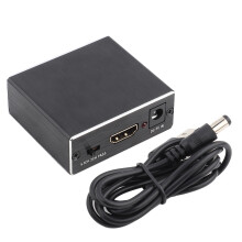 HDMI-audio-extractor met optische uitgang, HDMI-naar-optische audio-adapter voor soundbar en versterker, configureerbare audio-uitgangsopties, goede