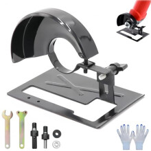 Adjustable Angle Grinder Stand with Protective Cover for 100mm 115mm 125mm Blades