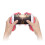 Gamepad ajustável para celular com ventoinha de resfriamento e joystick para telefones de 4,7 a 6,5 polegadas, gatilho de disparo ergonômico para 4