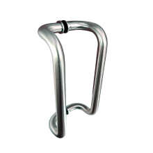12 Inch Stainless Steel Glass Door Pull Handle, BacktoBack Satin Brushed for Wide Compatibility