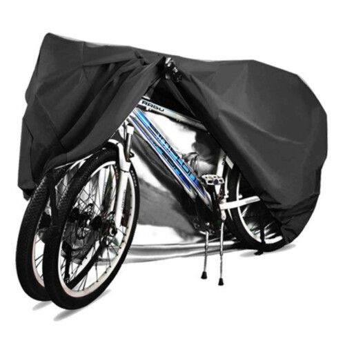 Husa pentru biciclete impermeabila / husa pentru 2 biciclete Black