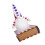 Veterans Day American Gnomes Plush,Light Up-patchwork hat 1