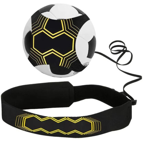 Elastischer Trainingsgurt für Fußball Gelb / Schwarz