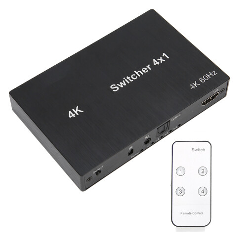 Διαχωριστής HDMI για ανάλυση 4K, με δυνατότητα τροφοδοσίας, Full HD και υποστήριξη 3D, 2