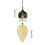 Japanese Luck Leaf Wind Chimes for Outside-water drop type 4