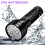 UV flashlight with 51 LED beads 395nm waterproof 6