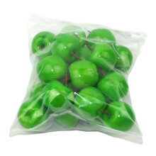 Accessoires de photographie de fruits artificiels,-pomme verte