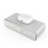 Digitaler LED-Wecker mit kabellosem Ladegerät und Thermometer Silber 10