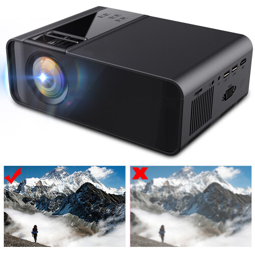 Προβολέας 4K με αυτόματο έλεγχο θερμοκρασίας, WiFi6 και Bluetooth, Φορητός έξυπνος μίνι 2