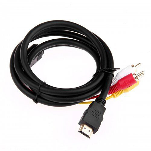 Επιχρυσωμένοι συνδετήρες HDMI σε RCA πομπός σήματος καλωδίου για τη σύνδεση 1