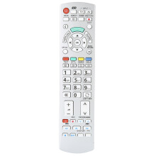 Télécommande infrarouge de remplacement pour téléviseurs, lecteurs DVD et magnétoscopes Panasonic. Aucun appairage ni programmation requis.