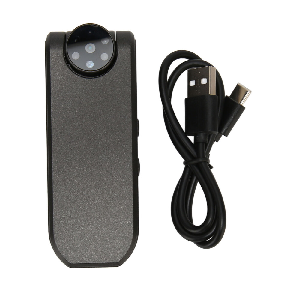 Portable Clip Camera With Hidden Spy Features Motion Detection Voice Recorder Full Hd 1080P Compact Wearable Camcorder For Security Work Records 9420858931386
