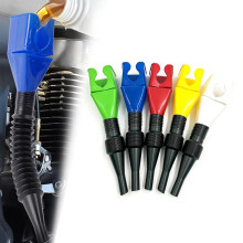 Flexible Oil Funnel Set with Retractable Hose and Square Bayonet Lock for Cars and Motorcycles, 5 PCS