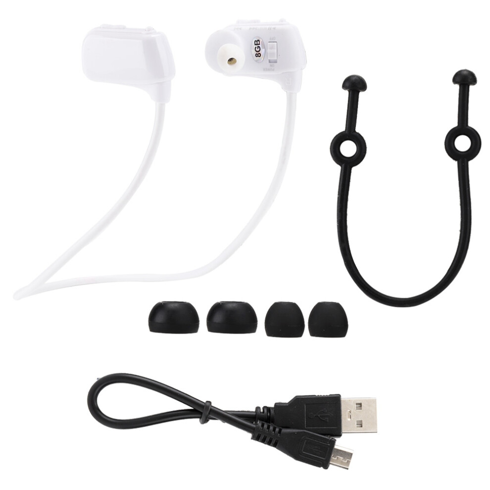 Waterproof Sport Headphones Sweatproof Earbuds With Bone Conduction Technology Open Ear Design For Swimming Running And More Activities 9416038568893