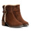 Toms (, ) TOMS Hailey Buckle Suede Women's Dark Brown Boots 1