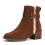 Toms (, ) TOMS Hailey Buckle Suede Women's Dark Brown Boots 3