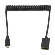 Ohut HDMI-kaapeli nopeaan tiedonsiirtoon, kullattu liitin, kierretty kaapelirakenne tukee täyttä teräväpiirtotarkkuutta, hyvä ääni, hyvä