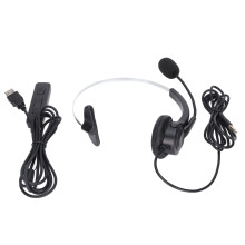 Professionelles Headset mit Geräuschunterdrückung, klare Klangqualität, flexibles, verstellbares Mikrofon für kristallklare Gespräche in